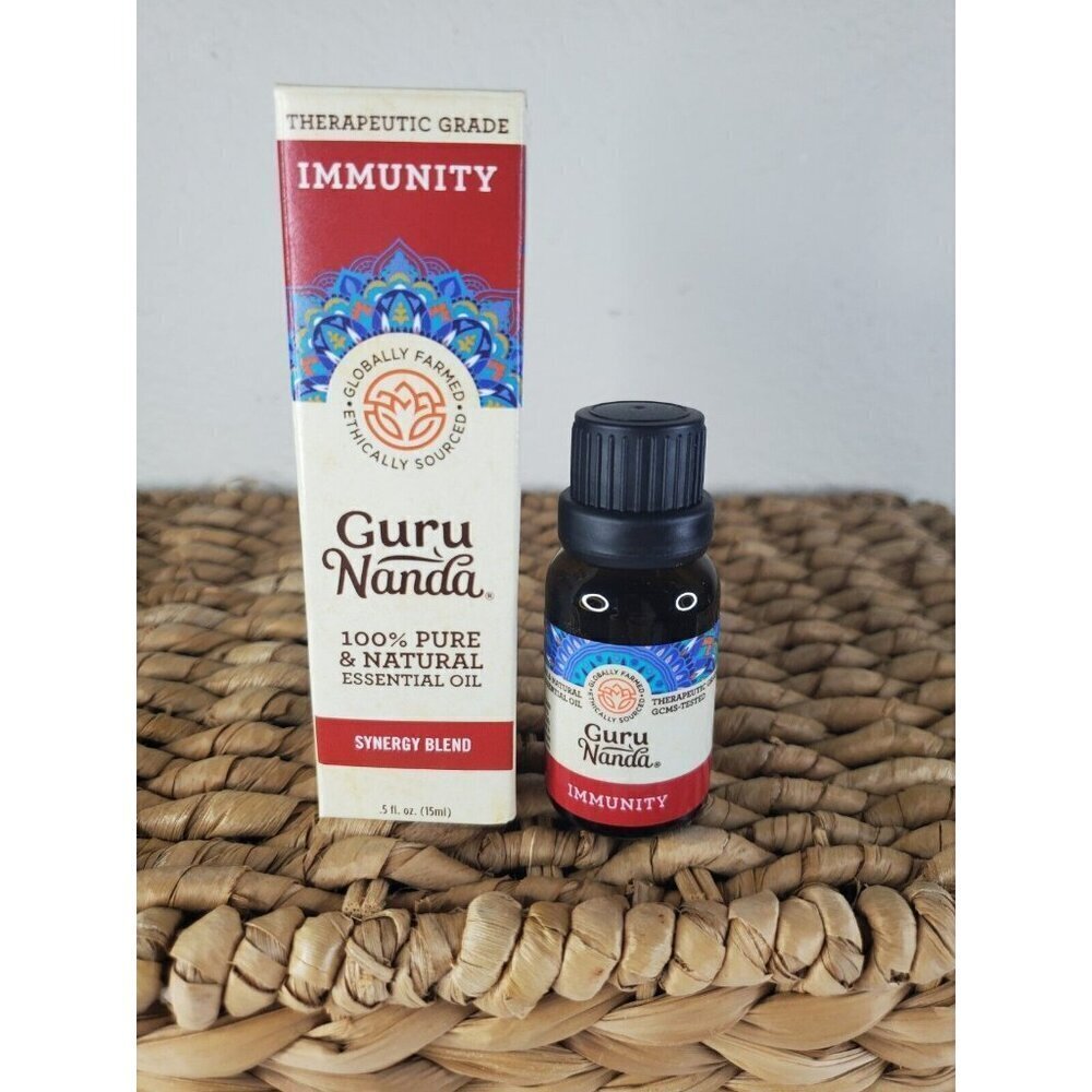 Guru Nanda Essential Oil‎ Immunity Synergy Blend 100% Pure and Natural Sealed
